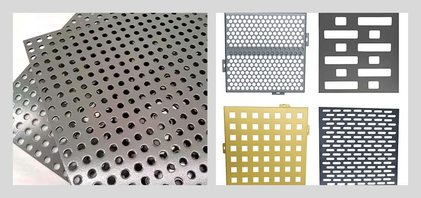 Aluminum perforated metal sheet