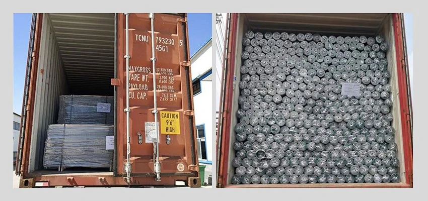 Galvanized Square Wire Mesh packages Galvanized Square Wire Mesh packages