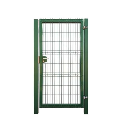 Pintu Pagar Lengkung 3D Bersalut Serbuk