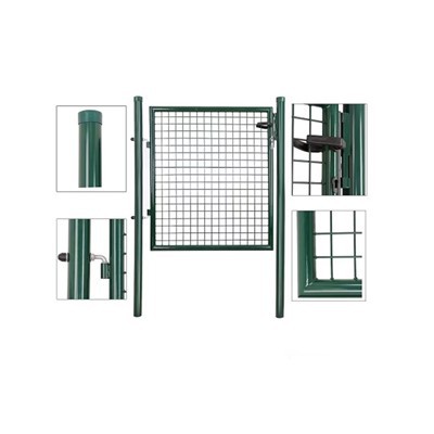 Pintu Pagar Taman Bersalut Serbuk